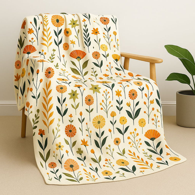 Double Face Blanket – Blooming Design