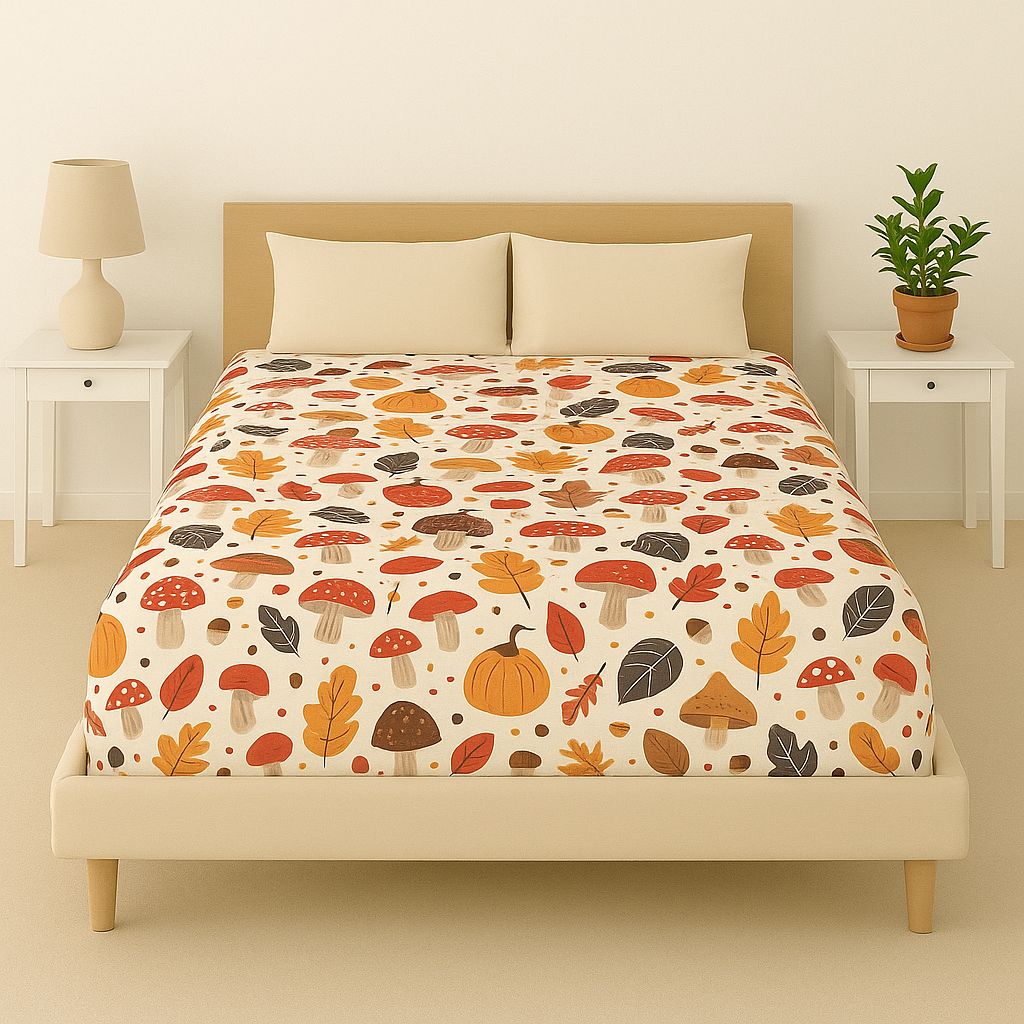 Double Face Blanket – Pumpkin Design