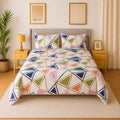 Trigo Flat Bed Sheet Set – Soft & Breathable Blended Cotton