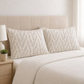Gray Rose Pillowcases Set 2 Pcs – Soft & Breathable Blended Cotton