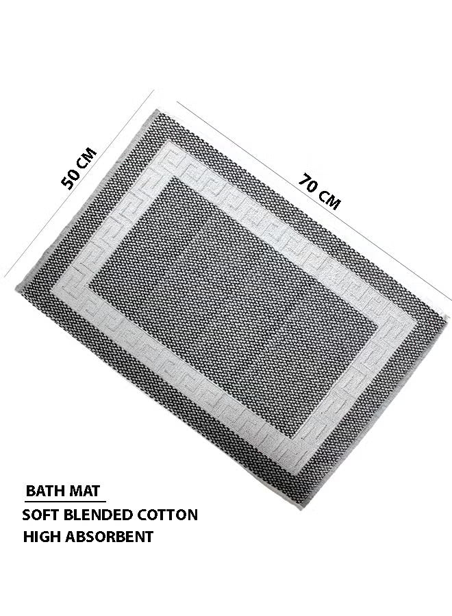 Bath Mat – Soft & Quick Drying – Gray