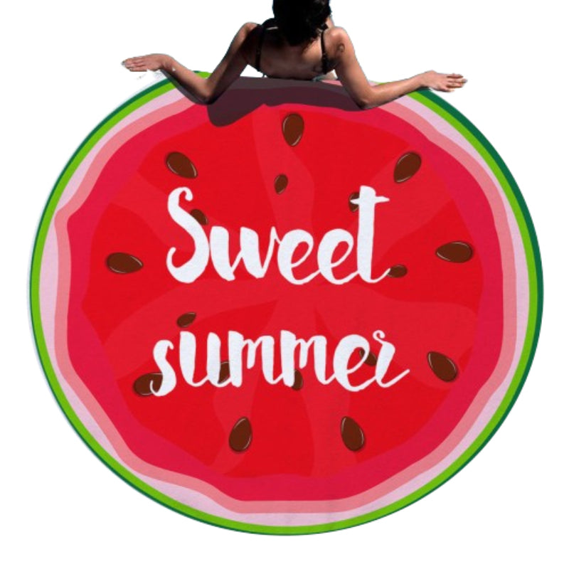 Beach Mat – Sandproof Outdoor Mat – Watermelon Design
