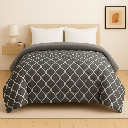 Double Face Winter Quilt – Waves Design