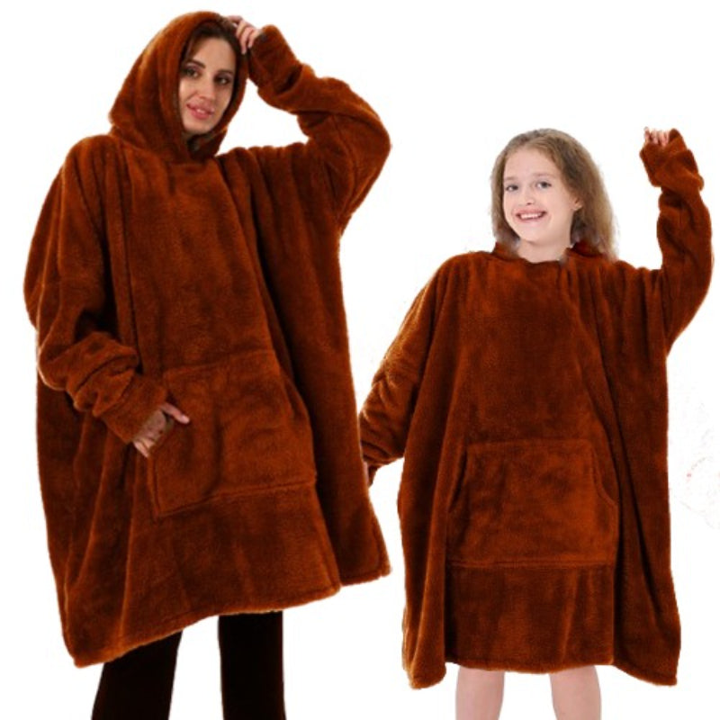 Like Mom Like Daughter Oversized Hooded Blanket Set – 2 Pieces