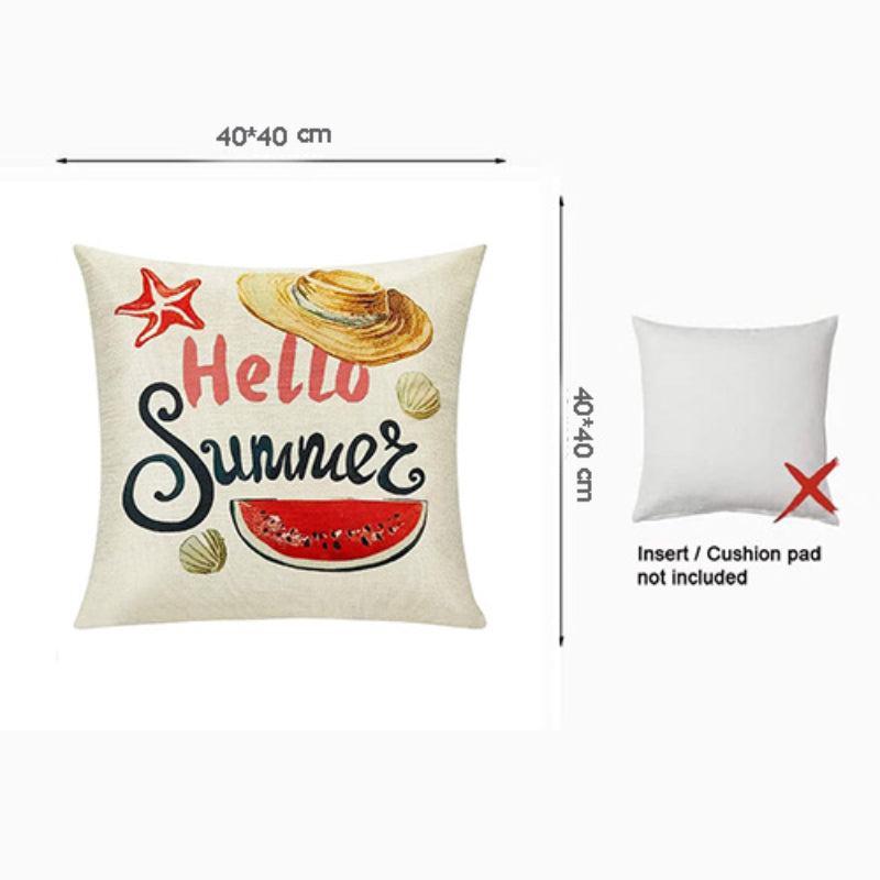 Cushion Cover Set 4 Pcs - Summer Design