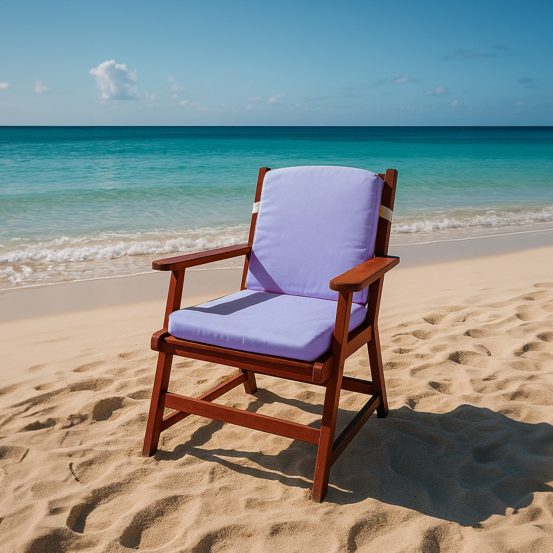 Full Chair Cushion – Soft Padded For Beach & Garden – Sea Star Design