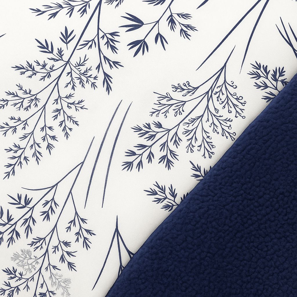 Double Face Winter Quilt – Breeze blue Design