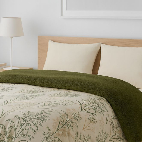 Double Face Winter Quilt – Breeze Green Design