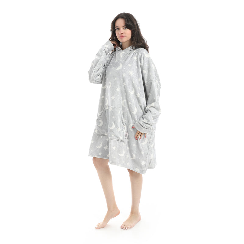 Oversized Wearable Blanket Hoodie – Loomy Design