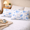 Smiley Pillowcases Set 2 Pcs – Soft & Breathable Blended Cotton
