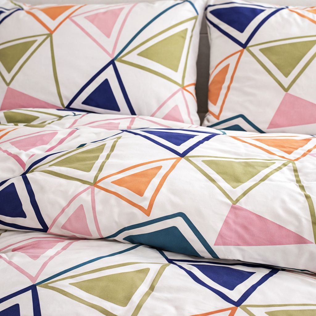 Trigo Quilt Cover With Zipper – Soft & Breathable Blended Cotton