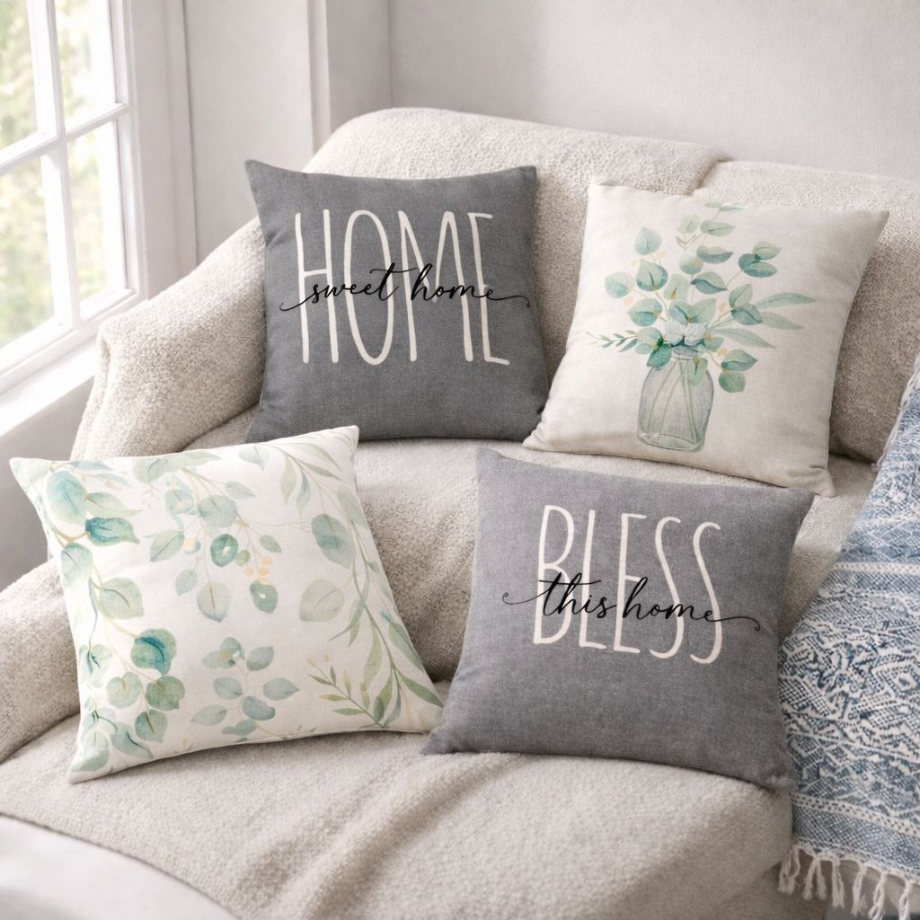 Cushion Cover Set 4 Pcs - Grove Design
