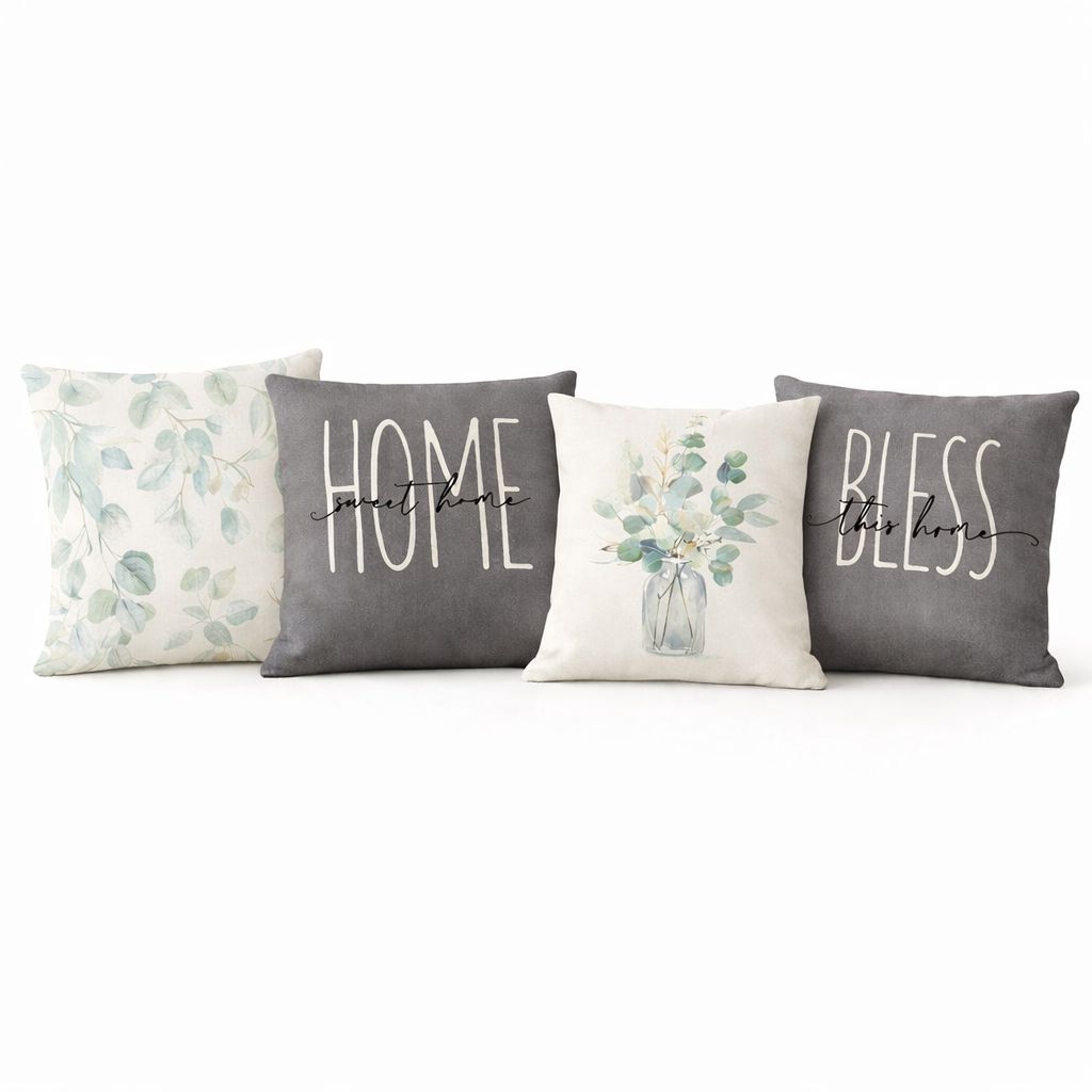 Cushion Cover Set 4 Pcs - Grove Design