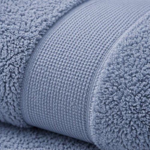 Towels Set 3pcs Cotton – Soft & Absorbent– Grid Design 700 GSM