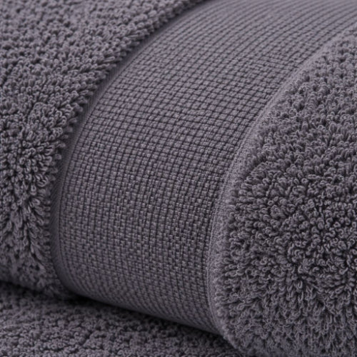 Towels Set 3pcs Cotton – Soft & Absorbent– Grid Design 700 GSM