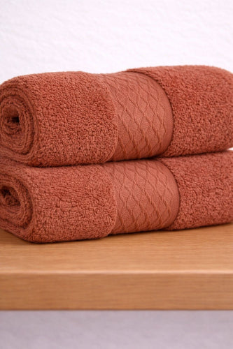 Towels Set 3pcs Cotton – Soft & Absorbent– Weaves Design 500 GSM