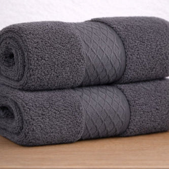 Towels Set 3pcs Cotton – Soft & Absorbent– Weaves Design 500 GSM
