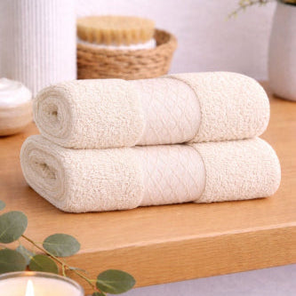 Pure Cotton Hand Towels–Weaves Design 500 GSM