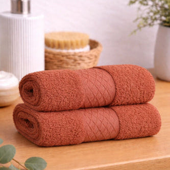 Pure Cotton Hand Towels–Weaves Design 500 GSM