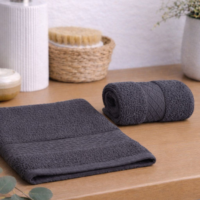 Pure Cotton Hand Towels–Weaves Design 500 GSM