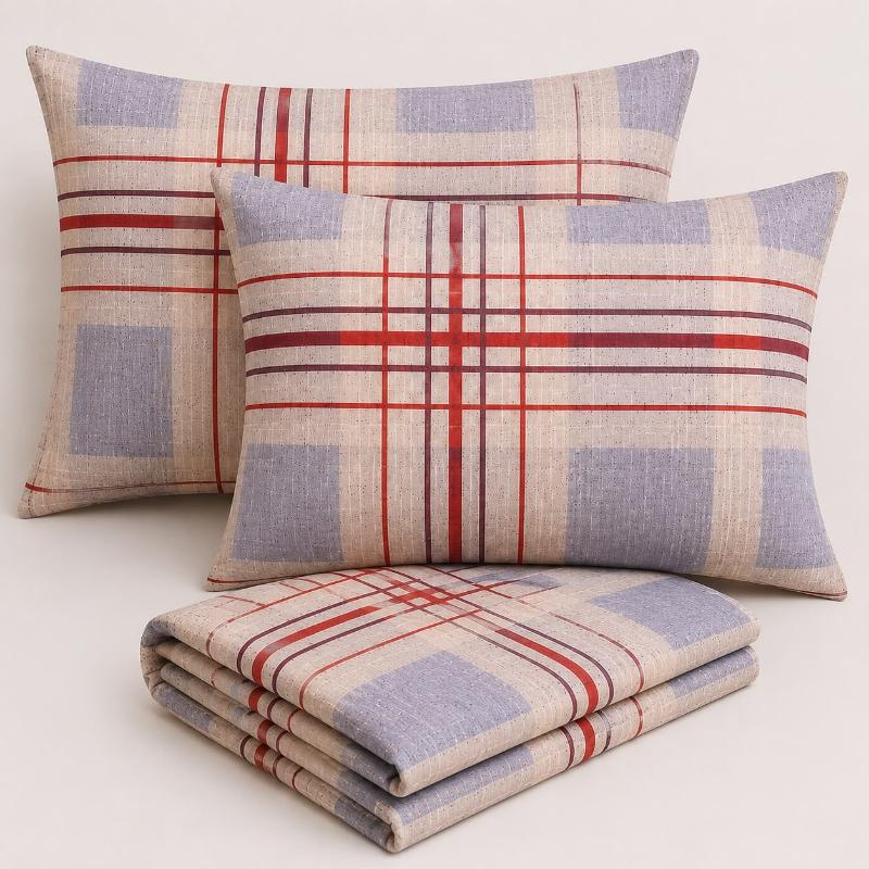Classic Flat Bed Sheet Set – Soft & Breathable Blended Cotton