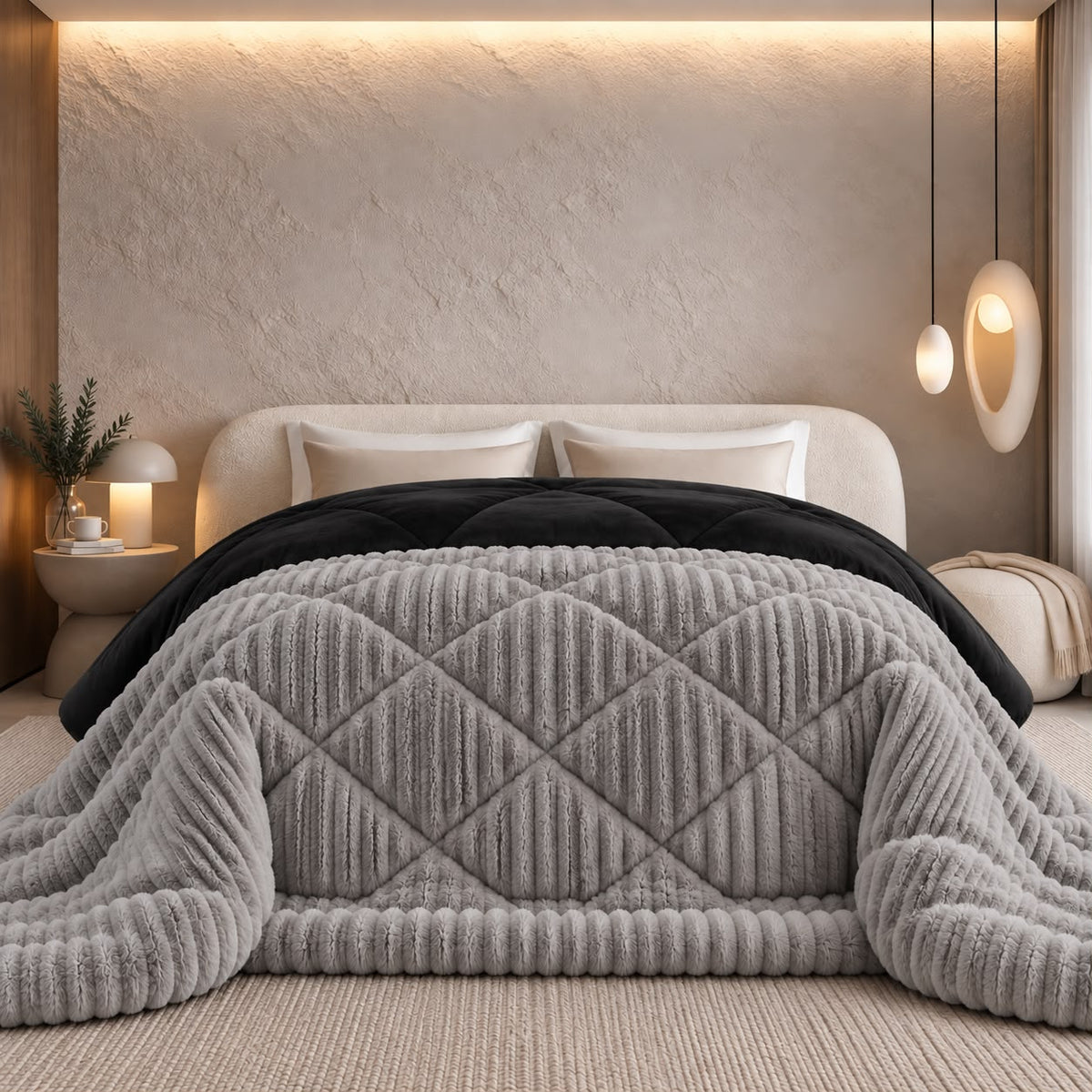 لحاف شتوي دبل فيس – تصميم مضلع