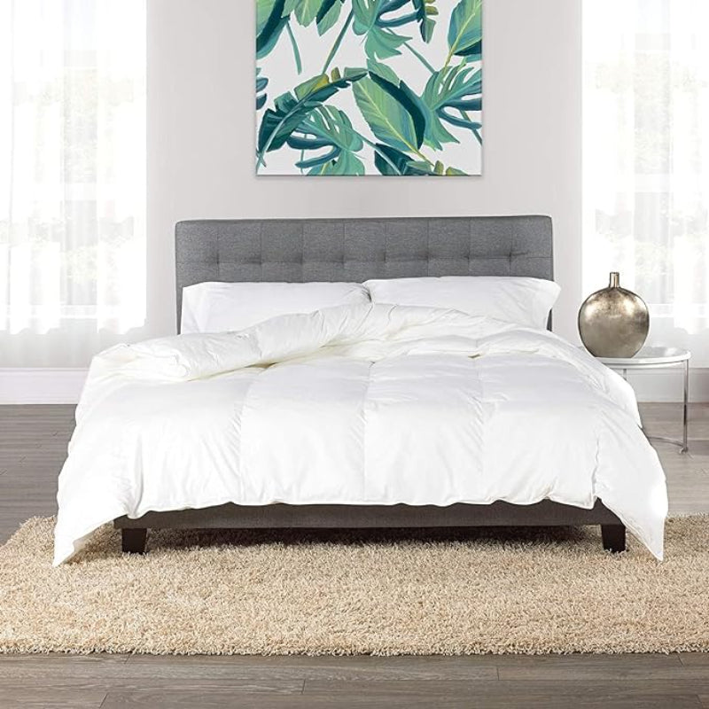 Hotel Quality Feather Alternative Quilt – White Color Cozy Comfort