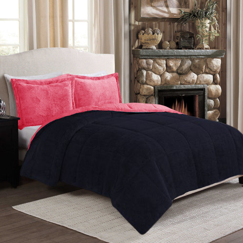 Double Face Plain Blanket Quilt – Soft Cozy Comfort