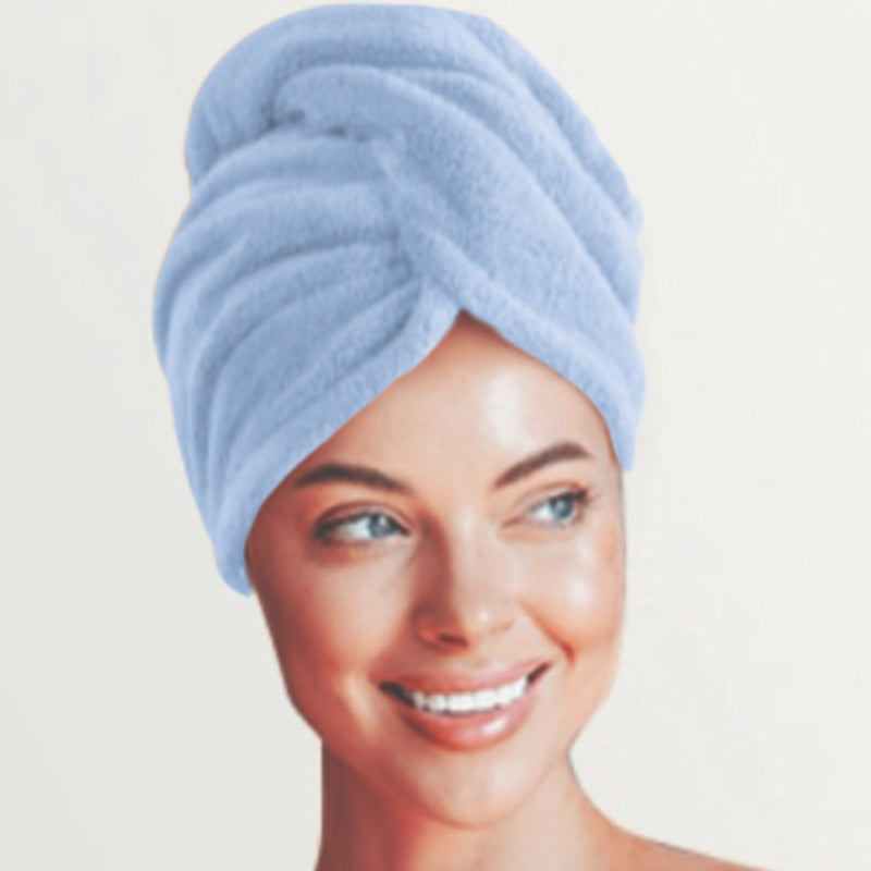 Quick Dry Hair Set – Bonnet + Hair Tie (2 Pcs)