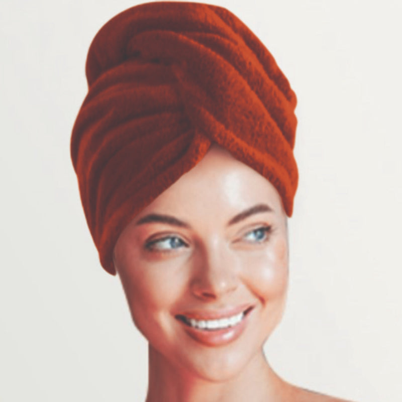 Quick Dry Hair Set – Bonnet + Hair Tie (2 Pcs)