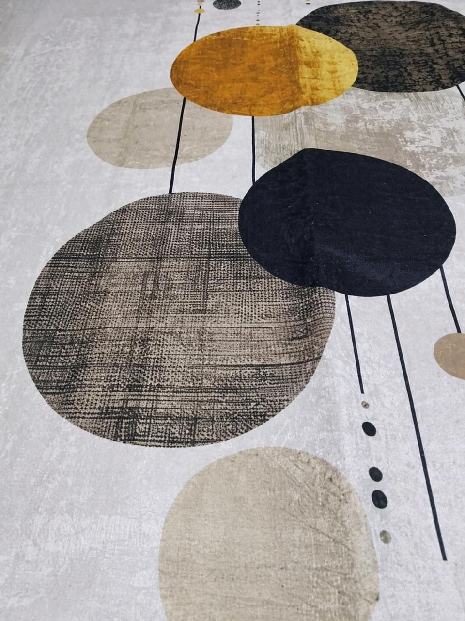 Carpet Protector – Modern Anti-Slip Rug Protector Orbit Design