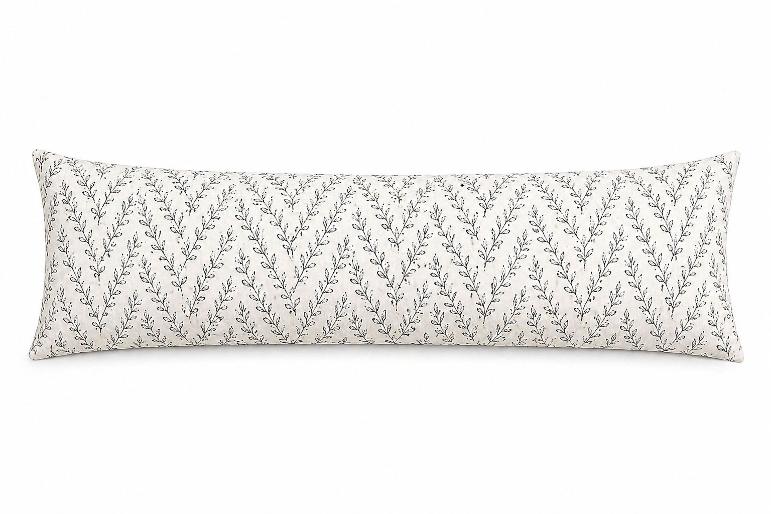 Gray Rose Long Pillowcase – Soft & Breathable Blended Cotton