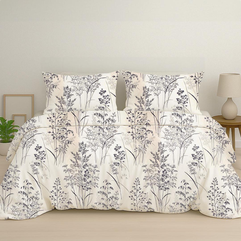 Breeze Blue Quilt cover with zipper – Soft & Breathable Blended Cotton