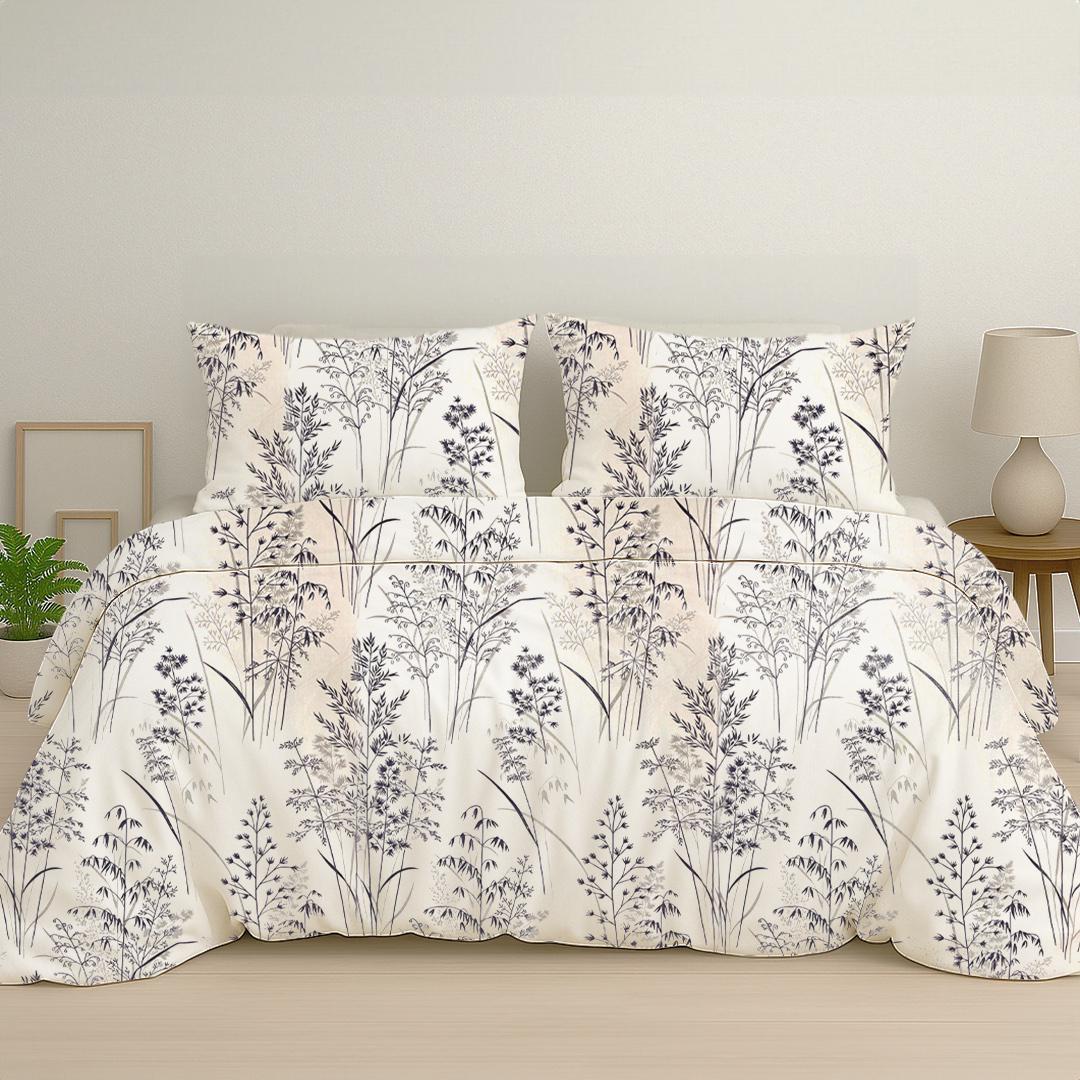 Breeze Blue Quilt cover with zipper – Soft & Breathable Blended Cotton