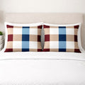 Brown Caro Pillowcases Set 2 Pcs – Soft & Breathable Printed Microfiber