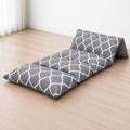 Floor Foldable Mattress (Gray Waes Design)