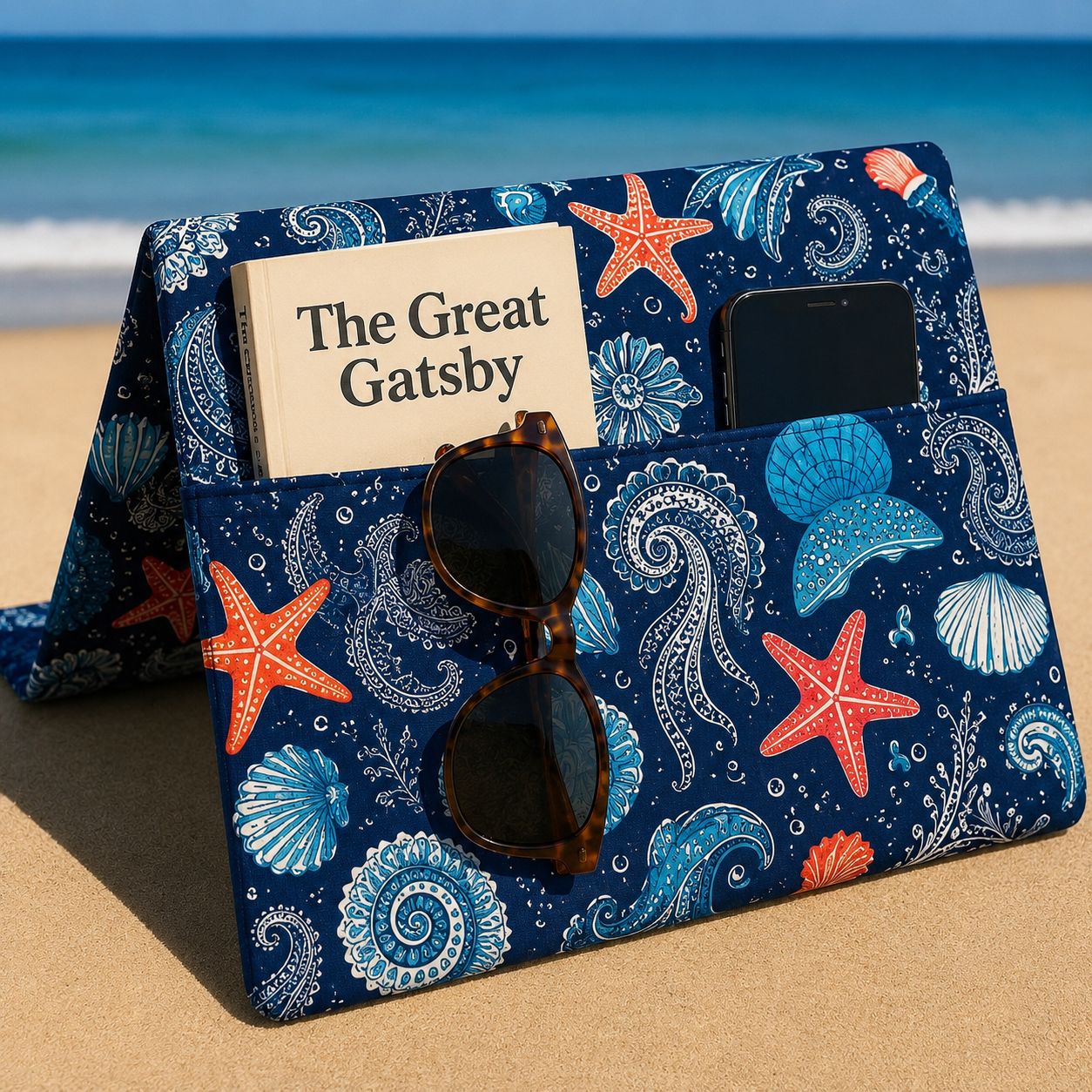 Beach Lounger & Bag 2in1 – Sea Shell Design