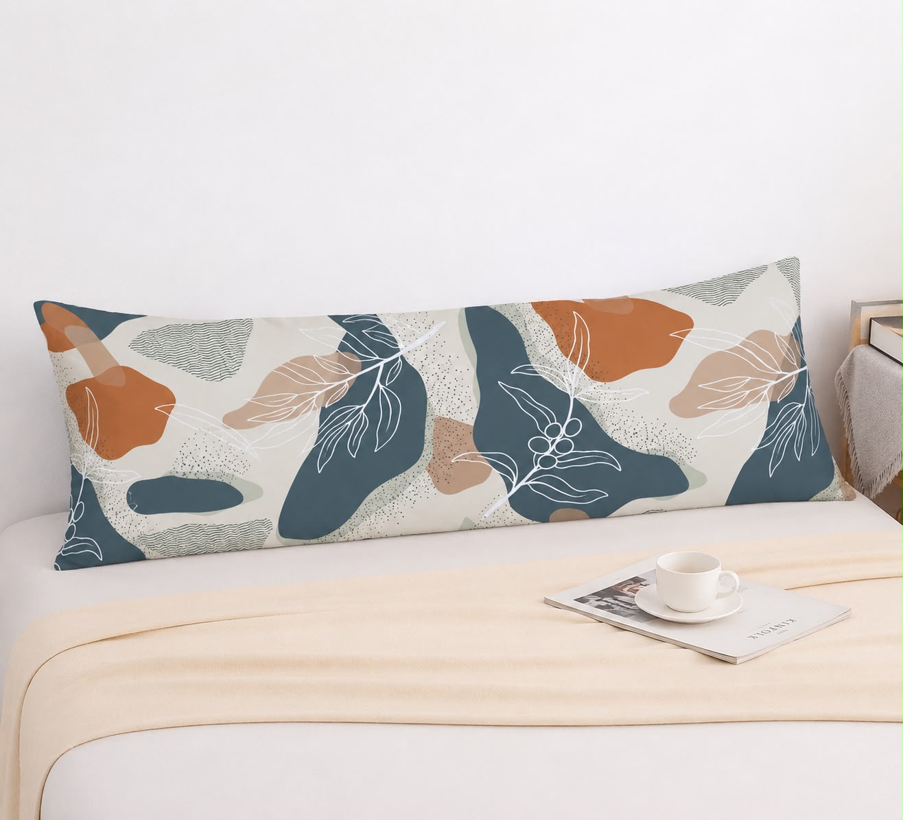 Ash Long Pillowcase – Soft & Breathable Blended Cotton