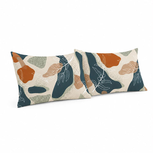 Ash Pillowcases Set 2 Pcs – Soft & Breathable Blended Cotton