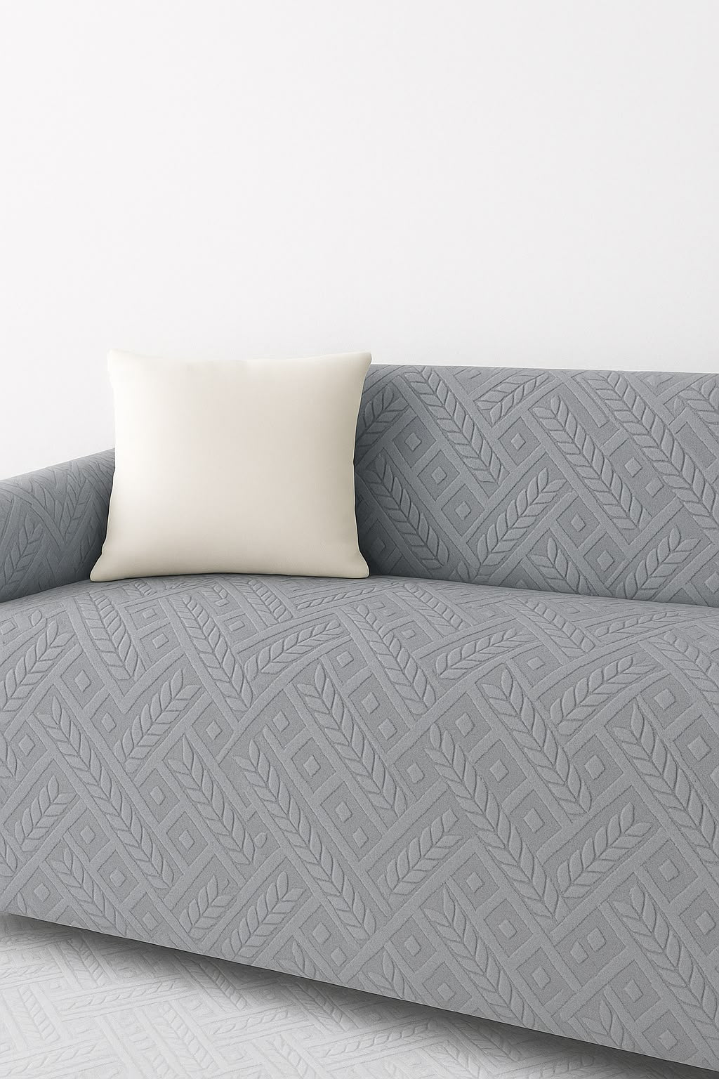 Spike Jacquard Sofa Cover – Soft & Stretchable