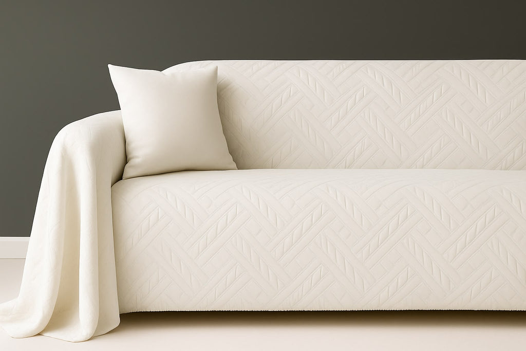 Spike Jacquard Sofa Cover – Soft & Stretchable
