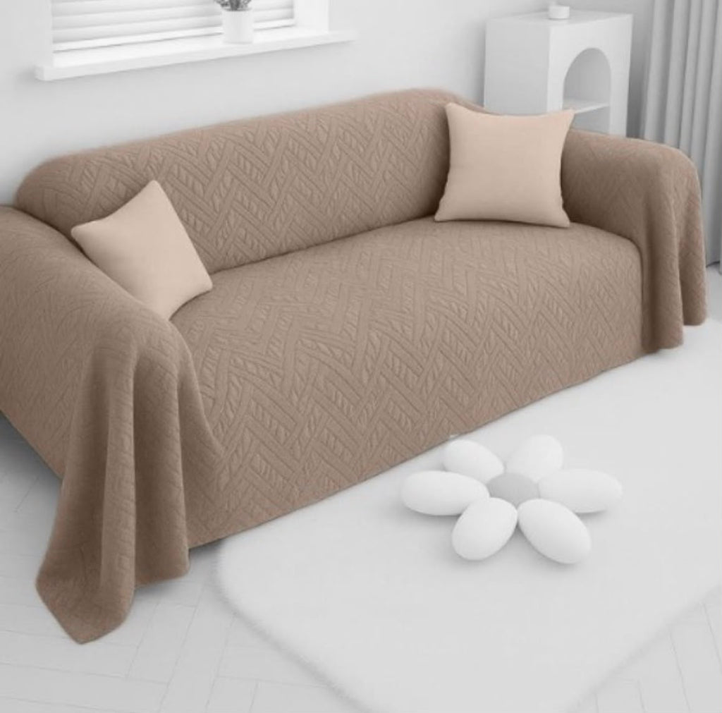 Spike Jacquard Sofa Cover – Soft & Stretchable