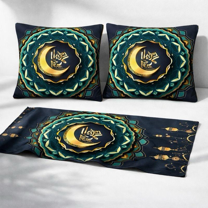 مفرش رمضان - مفرش طاولة طعام رمضاني أنيق
