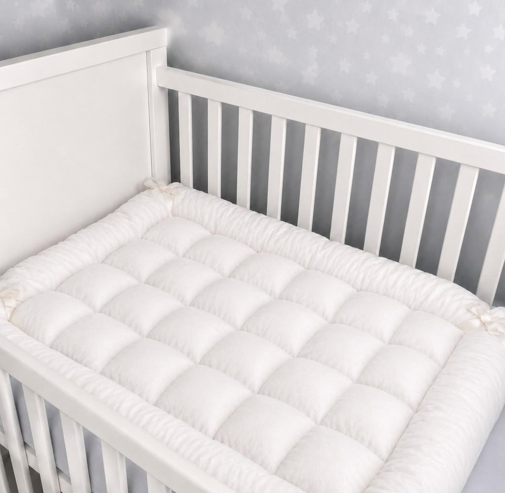 Baby Mattress Topper with Elastic Corners – Microfiber