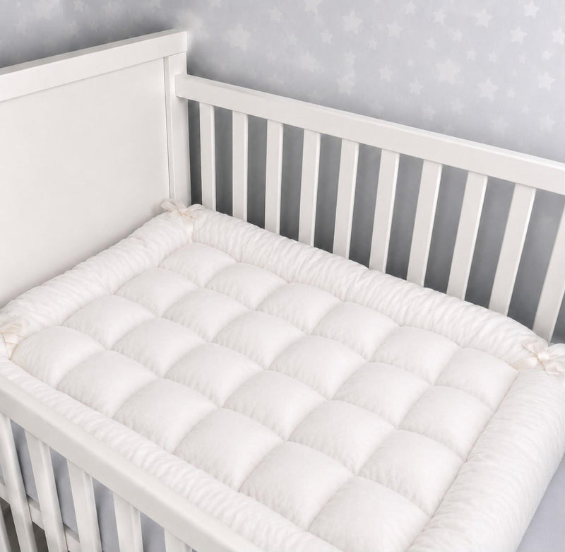 Baby Mattress Topper with Elastic Corners – Microfiber