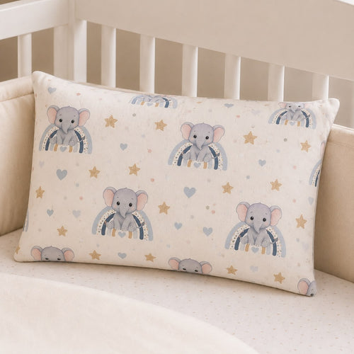 Baby Quilt & Pillow Set – Baby Elephant Design