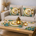 Ramadan Tablecloth – Elegant Ramadan Dining Table Cover Cream Design
