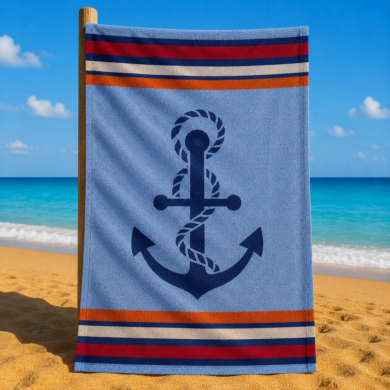 Beach Towel – Soft & Absorbent Ocean Design