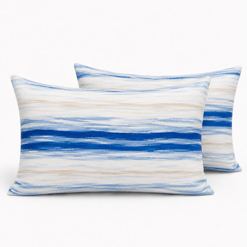 Azure Pillowcases Set 2 Pcs – Soft & Breathable Blended Cotton