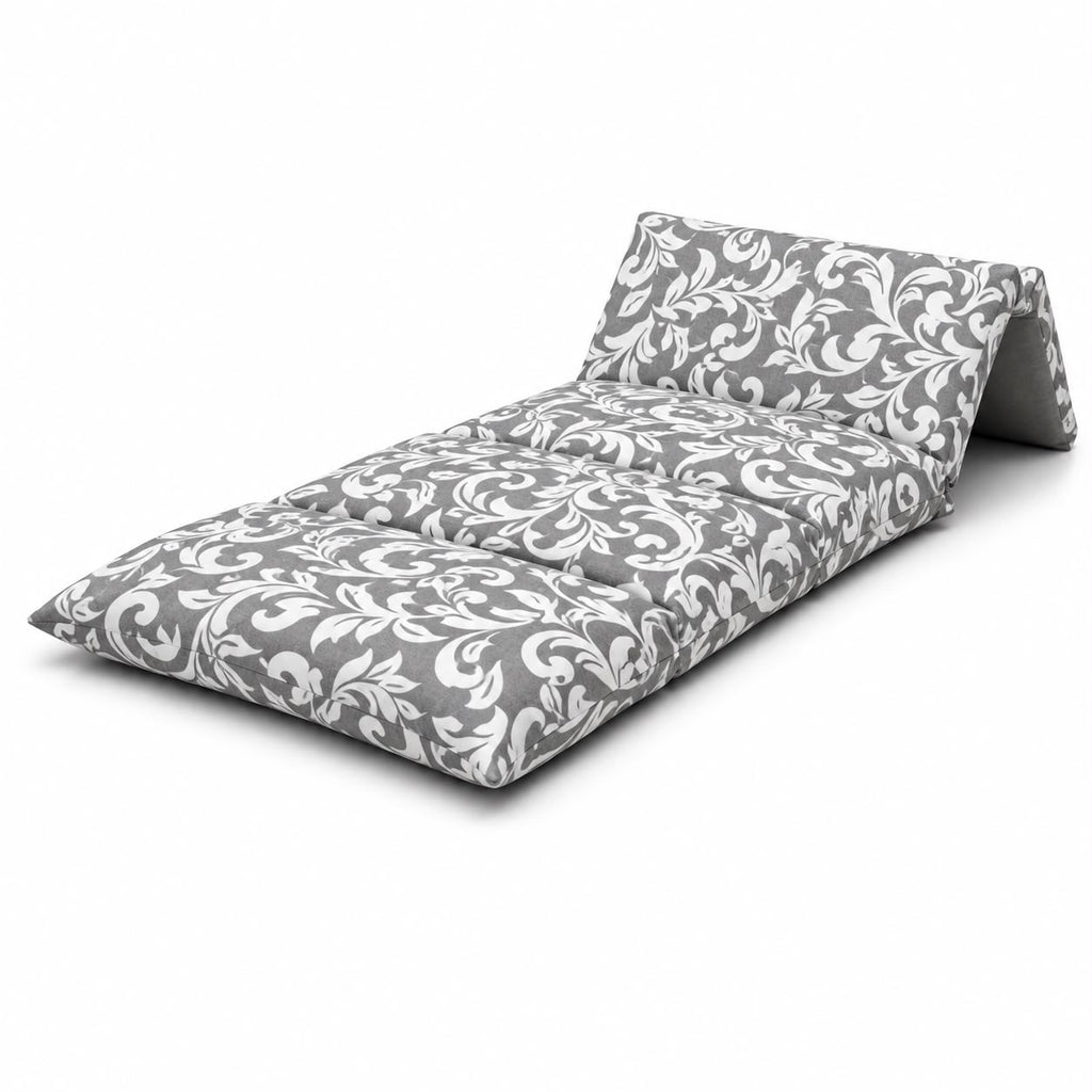 Floor Foldable Mattress (Oriental coffee Design)